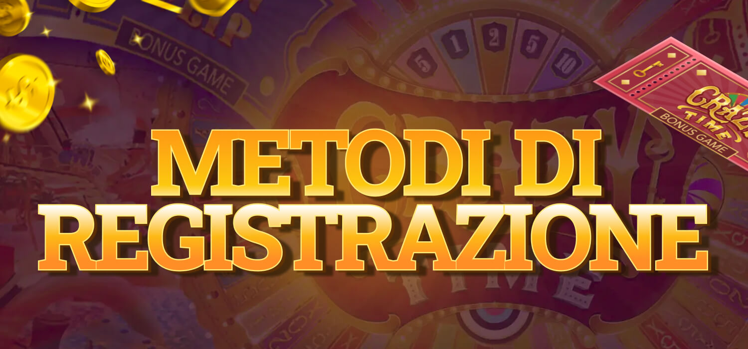 metodi di registrazione