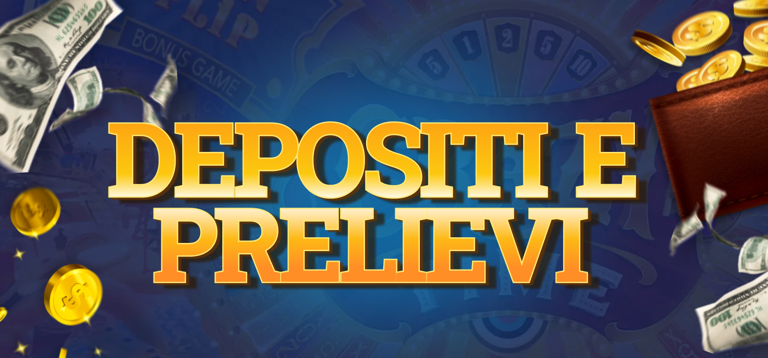 deposite e prelievi 