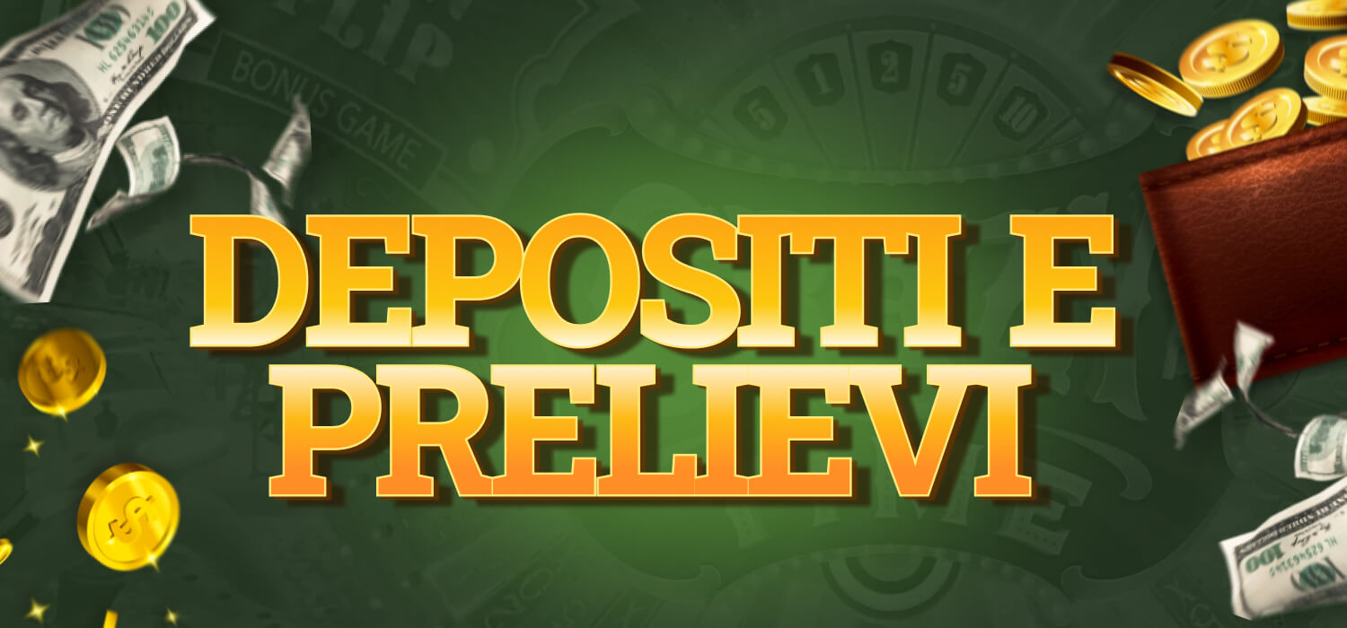 depositi e prelievi 