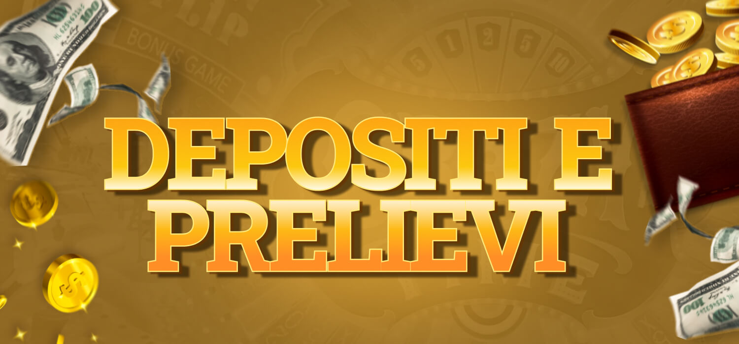 depositi e prelievi 