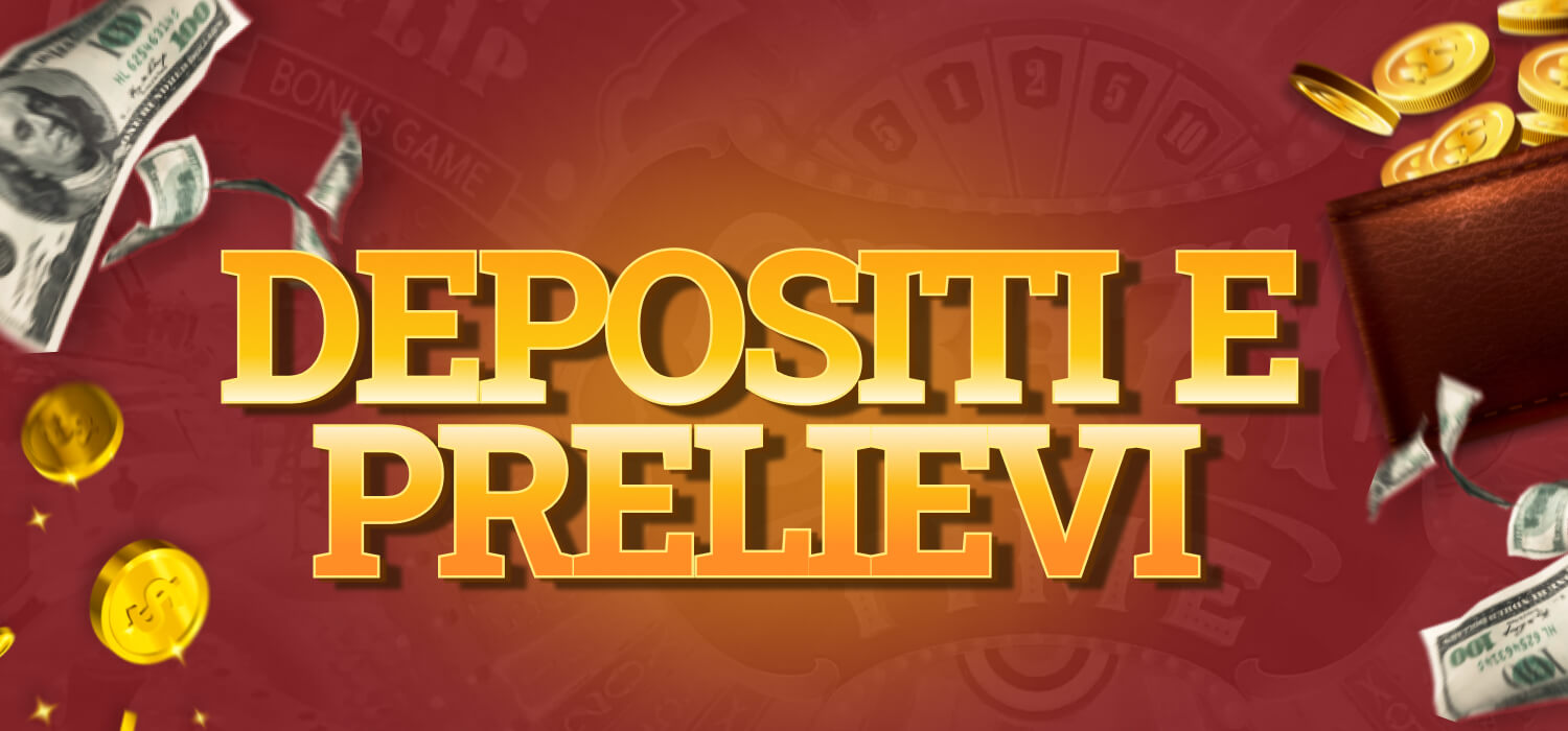 depositi e prelievi 