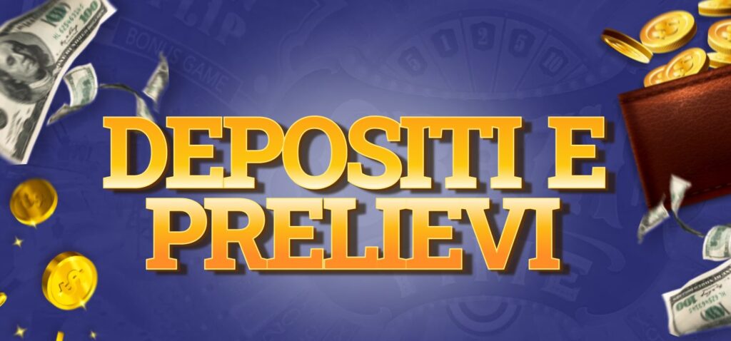 depositi e prelievi ninecasino