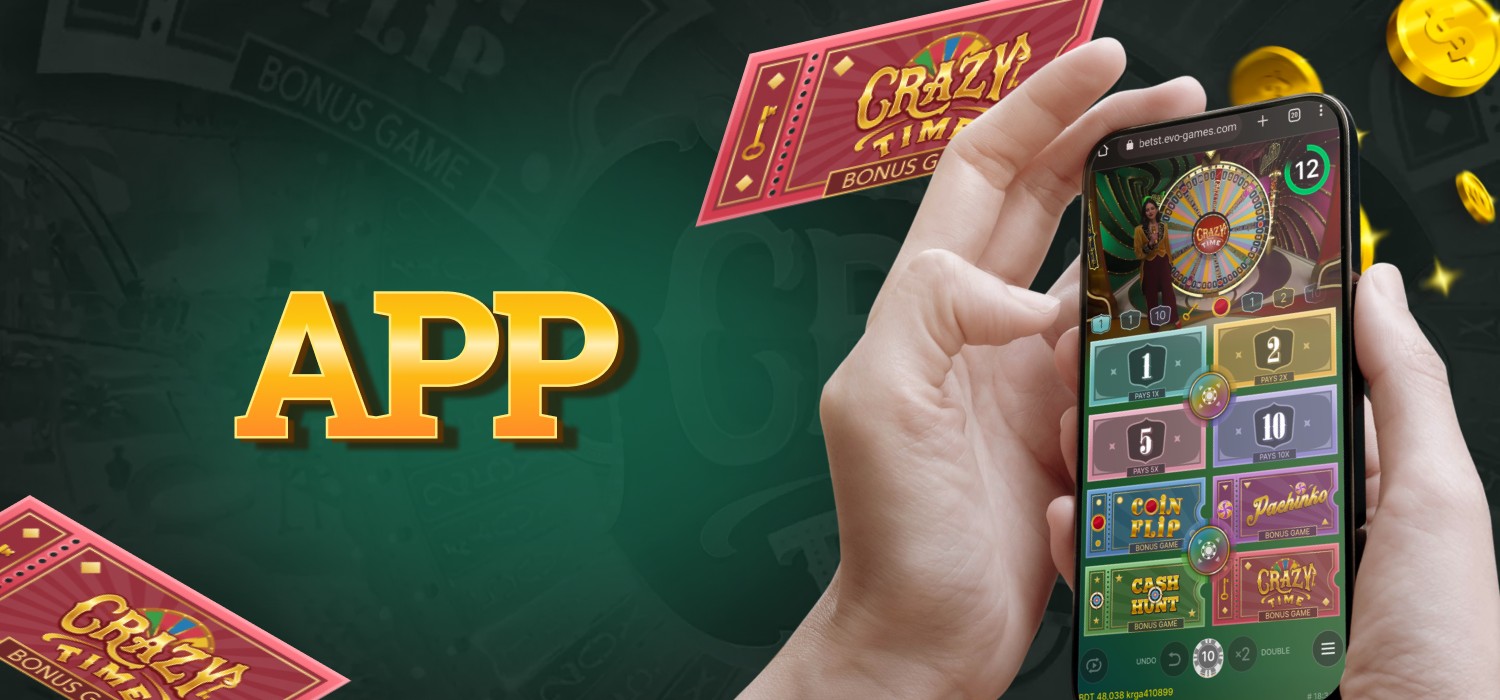 mobile casino application