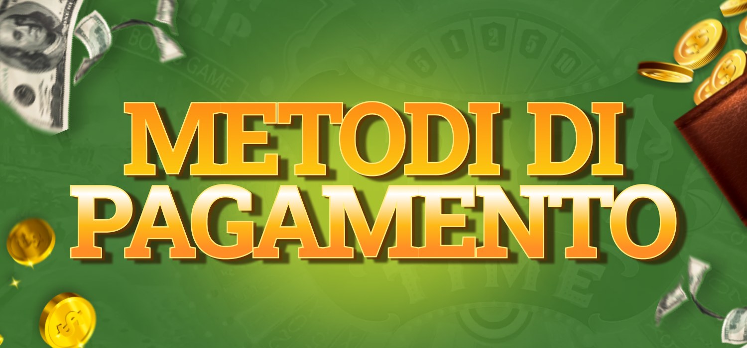 Metodi di pagamento sulla piattaforma Begamestar