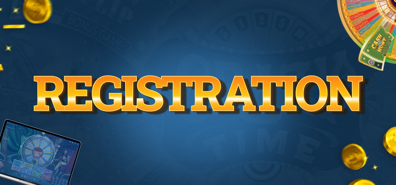 Six6s registration for playing Crazy Time