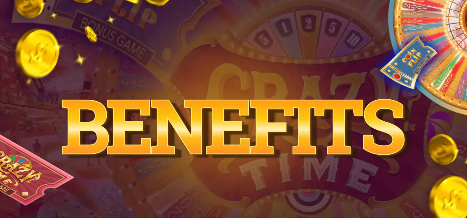 Crazy Time app benefits
