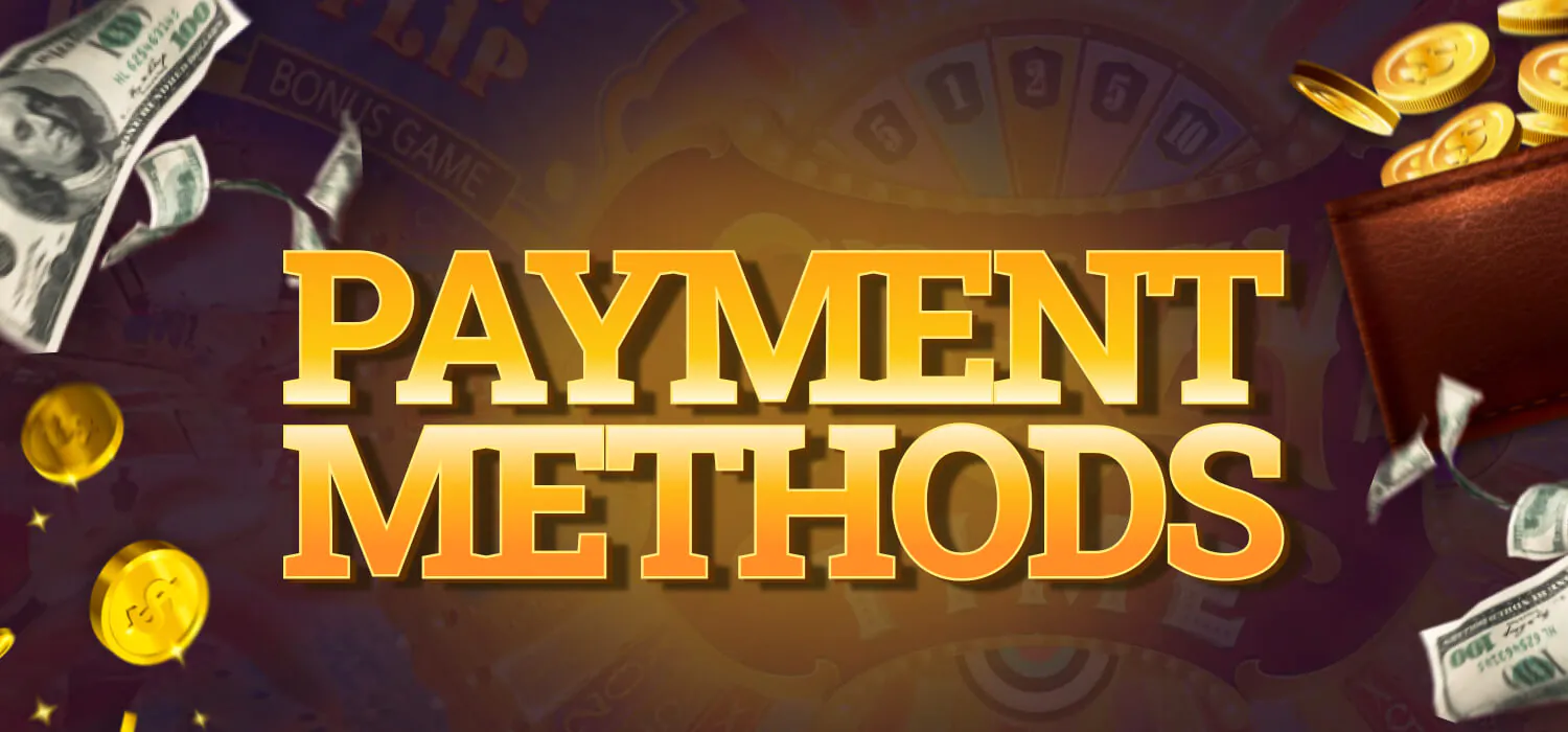 payment methods avaliable at Baji999