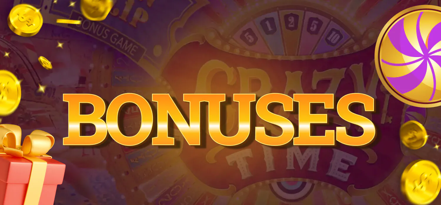 Bonus rounds at Crazy Time