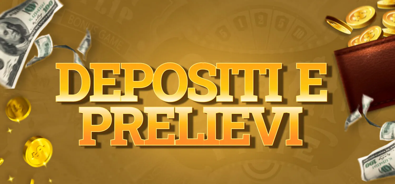 depositi e prelievi 