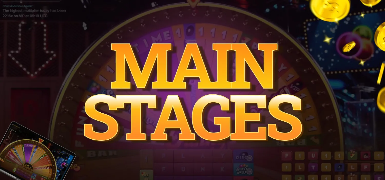 main stages of funky time