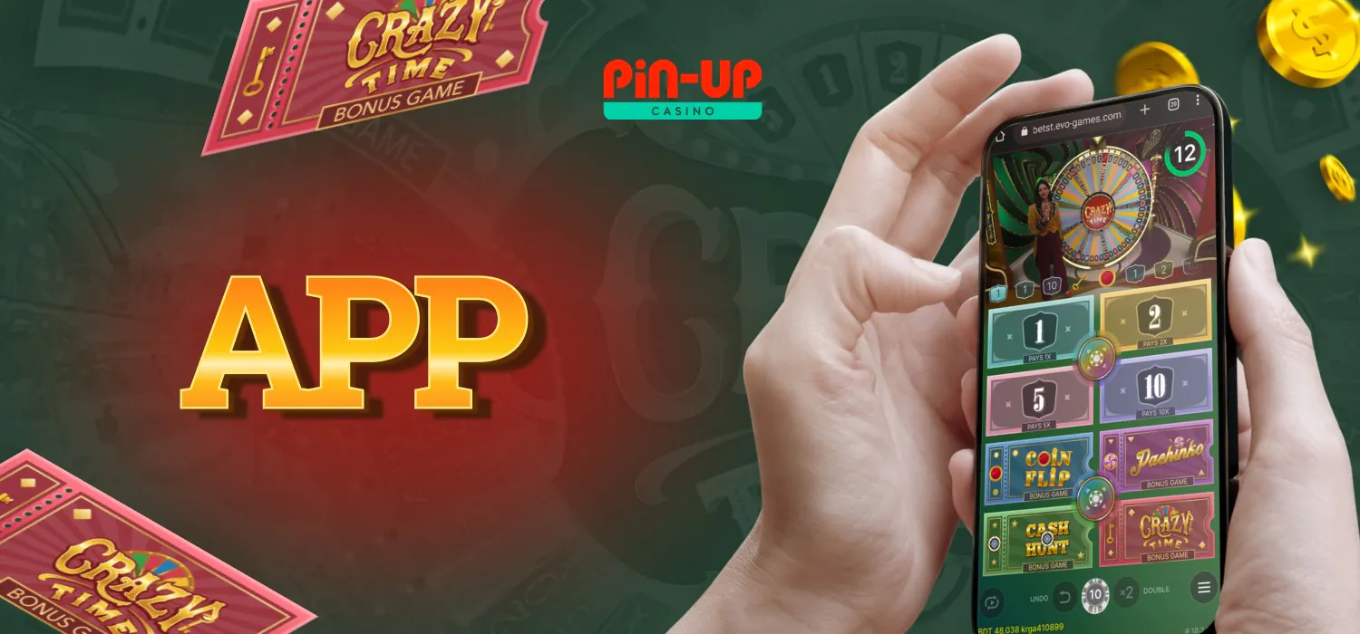 mobile application of pin-up