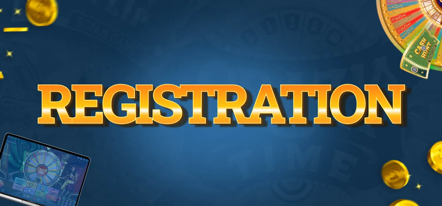 Six6s registration for playing Crazy Time